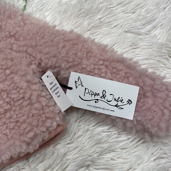 NWT Girls Pippa & Julie Sherpa Teddy Sweater - Picture 2 of 4